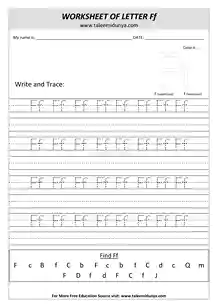 worksheet Ff